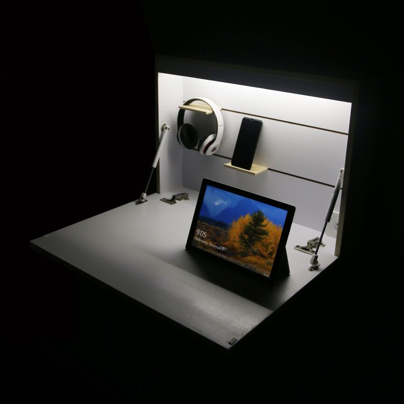 میز تحریر تاشو دیواری کد D1-02 - دیوان دکور - تصویر 3