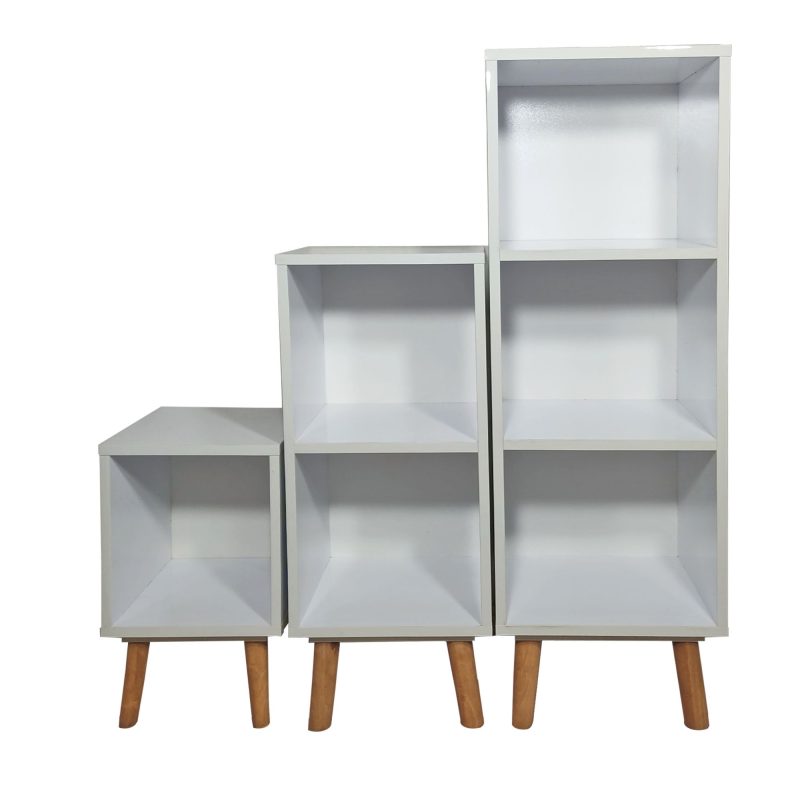 شلف سه تکه پایه دار- دیوان دکور - تصویر 6