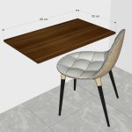 میز-تحریر-دیواری-تاشو