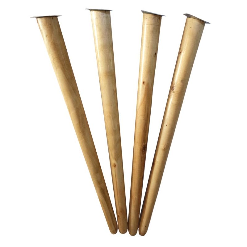 paye1 پایه میز مدل مخروطی چوبی