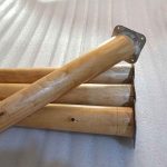 پایه میز مدل مخزوطی چوبی