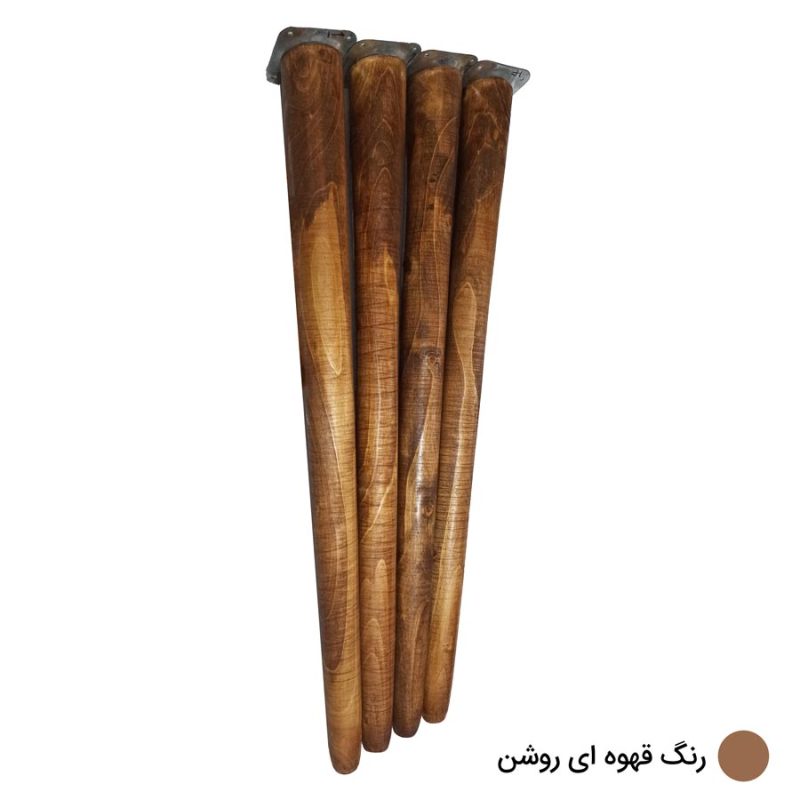 پایه میز مدل مخزوطی چوبی