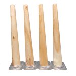 پایه چوبی مخروطی 45 سانتی متری