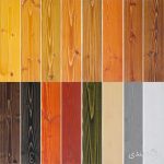 رنگبندی پایه میز چوبی مخروطی 25 سانتی