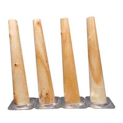 پایه میز چوبی مخروطی 25 سانتی